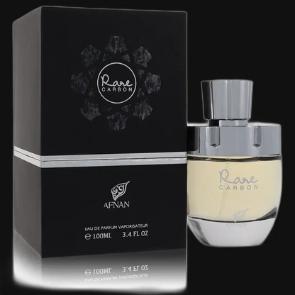 Rare Carbon By Afnan Cologne for Men - Renee Lane Company