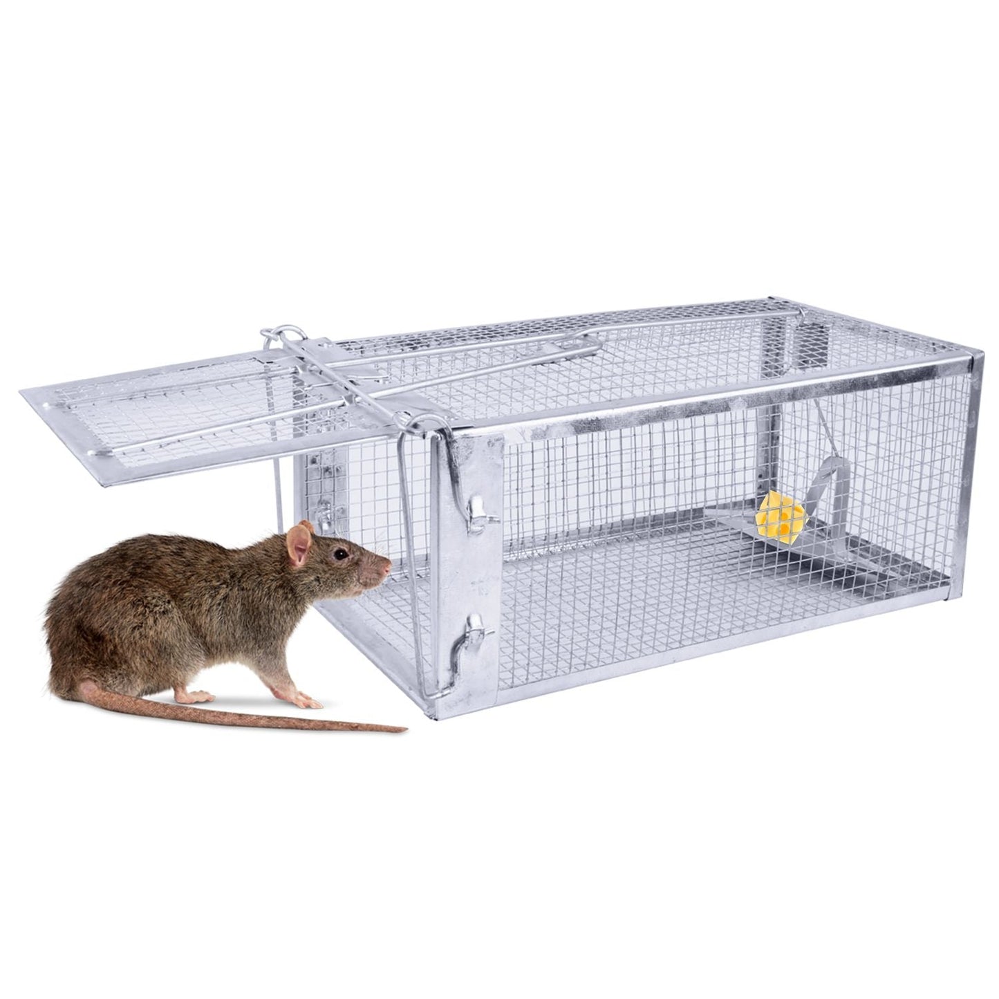 Rat Trap Cage Humane Live Rodent Trap Cage Mouse Control Bait Catch - Renee Lane Company