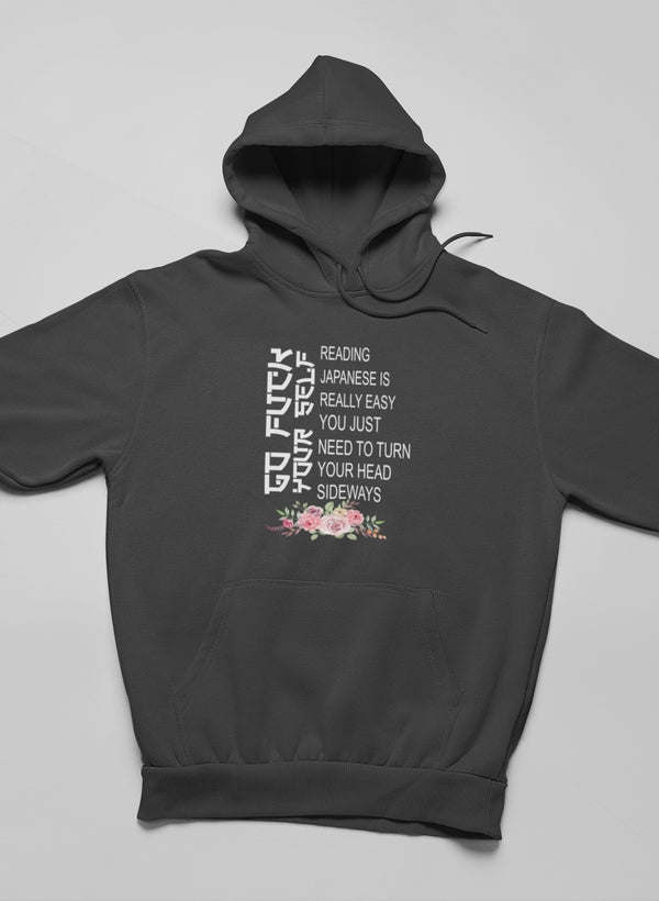 Reading Japanese Is Really Easy Hoodie - Renee Lane Company