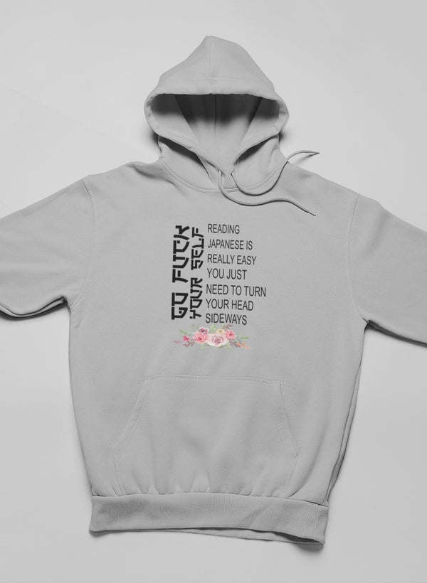 Reading Japanese Is Really Easy Hoodie - Renee Lane Company