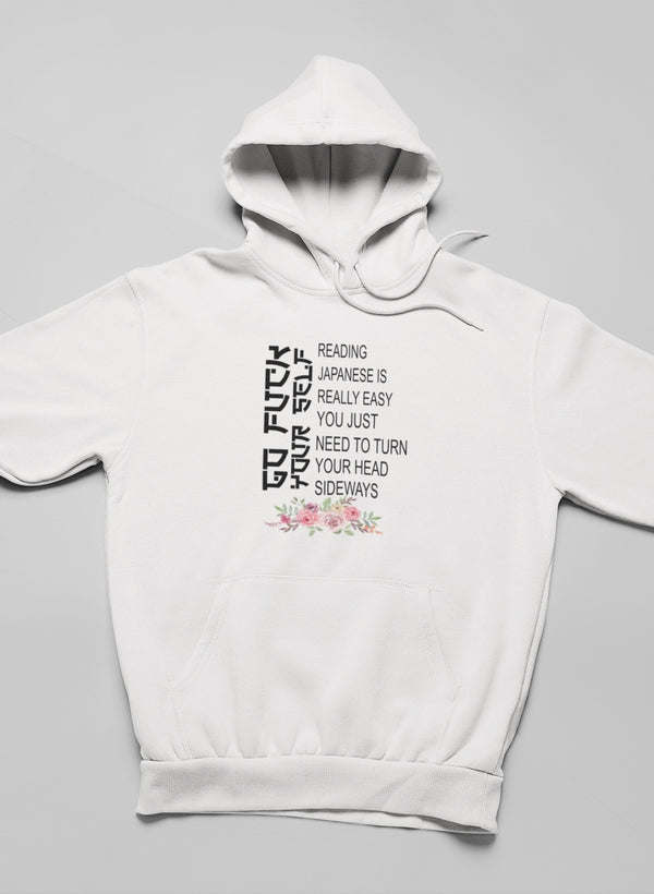 Reading Japanese Is Really Easy Hoodie - Renee Lane Company