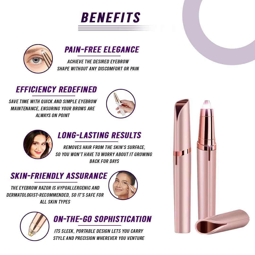 Rechargeable Eyebrow Hair Remover - Renee Lane Company