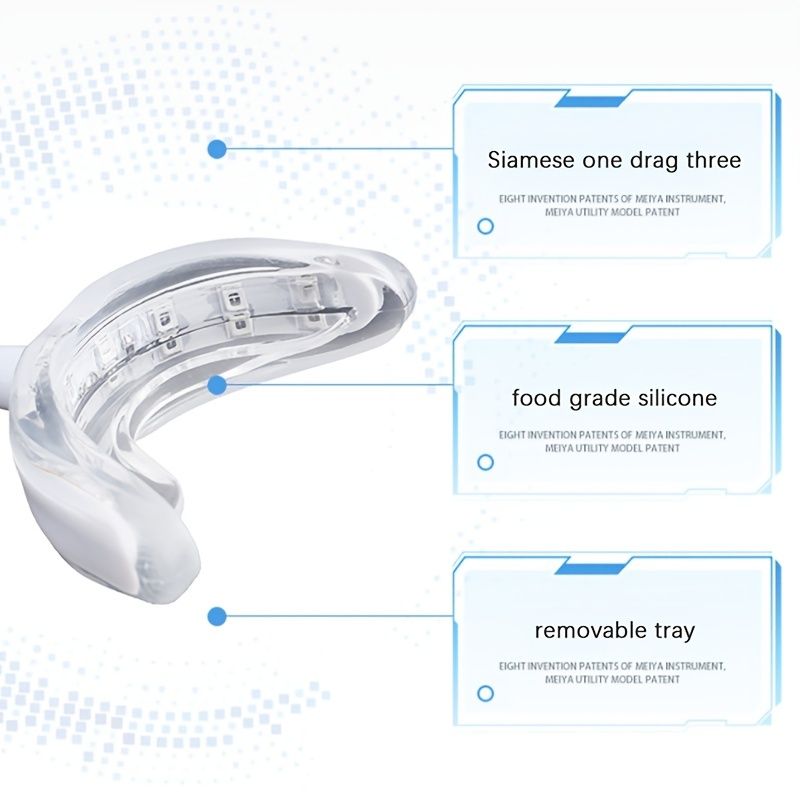 Rechargeable LED Teeth Whitening Tool - Portable, Electric & Mini Light Oral Care for a Brighter Smile! - Renee Lane Company