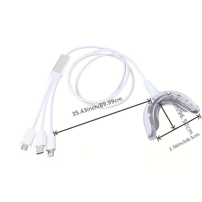 Rechargeable LED Teeth Whitening Tool - Portable, Electric & Mini Light Oral Care for a Brighter Smile! - Renee Lane Company
