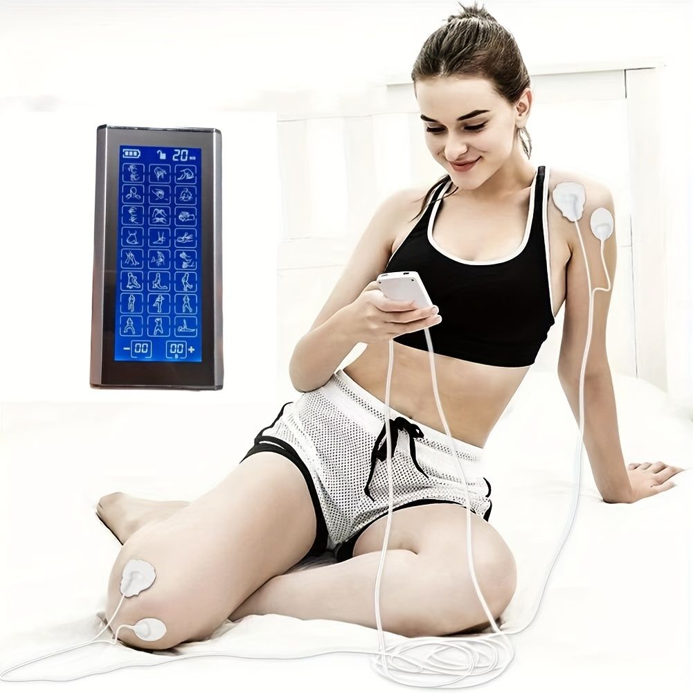 Rechargeable TENS Unit Muscle Stimulator, Dual Channel Electric Pain Relieving Pulse Devices With 36 Massage Modes Muscle Stimulator, Make You More Relaxed Physically And Mentally - Renee Lane Company