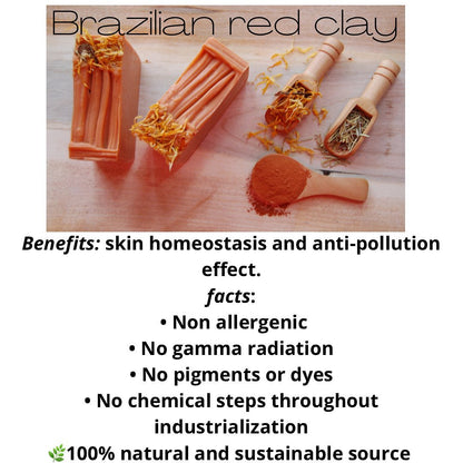Red Brazilian Clay & Calendula - Renee Lane Company
