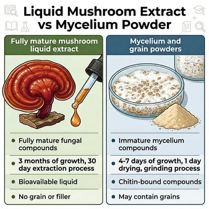 Red Reishi Mushroom Dual Extract - Renee Lane Company