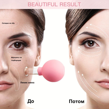 Reduce Puffiness & Improve Skin Health with Vacuum Cupping Glass Jar Cellulite Massager! - Renee Lane Company