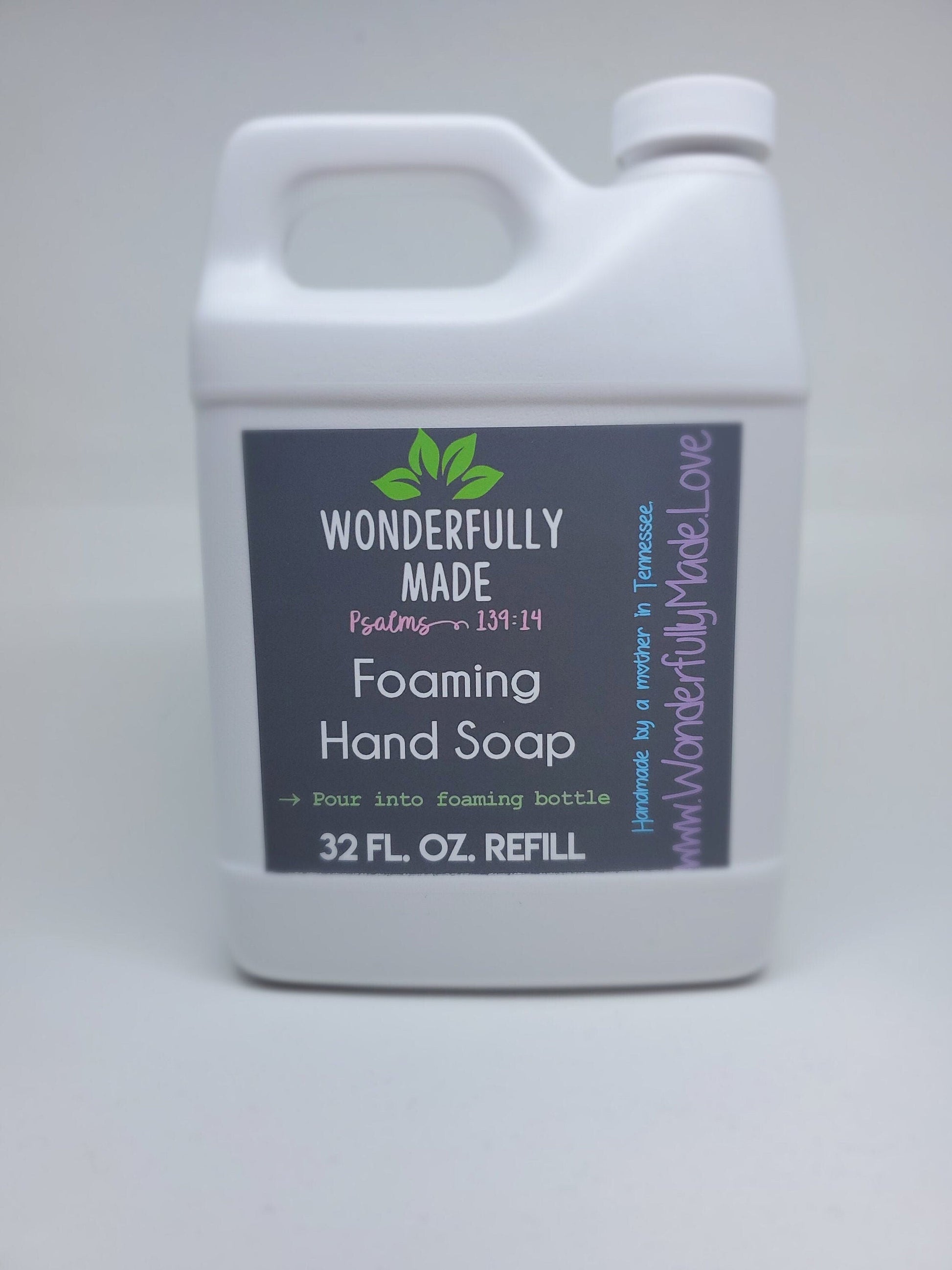Refill 32 fl. oz. Foaming Hand Soap | Organic Soap Bulk Refill | Cleansing Essential Oil Soap - Renee Lane Company