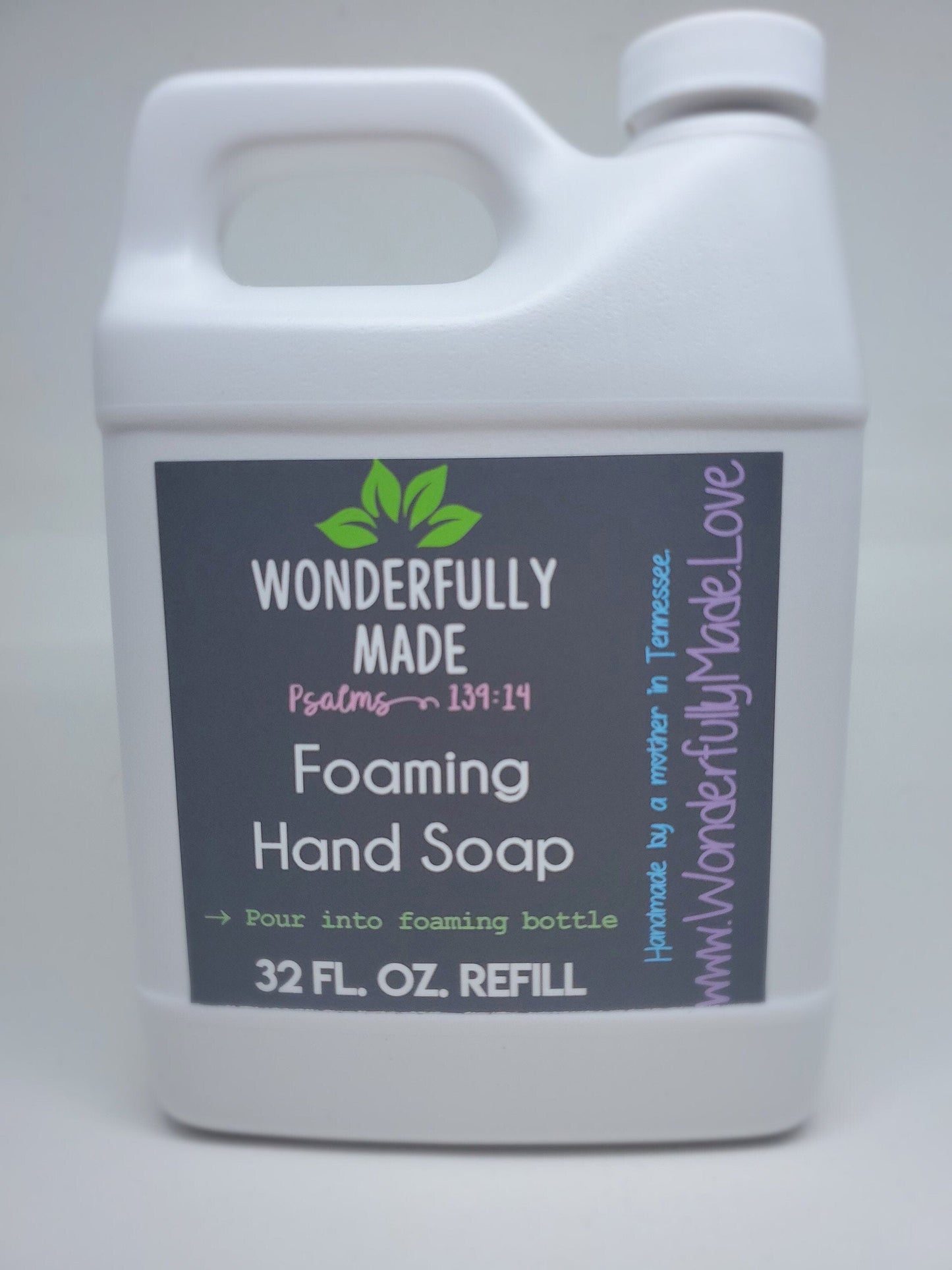 Refill 32 fl. oz. Foaming Hand Soap | Organic Soap Bulk Refill | Cleansing Essential Oil Soap - Renee Lane Company
