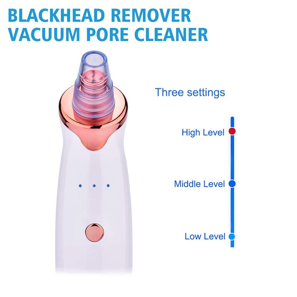 Rejuvenate Your Skin - Blackhead Remover Vacuum - Facial Pore Vacuum Extractor Electric Pore Cleaner - Renee Lane Company