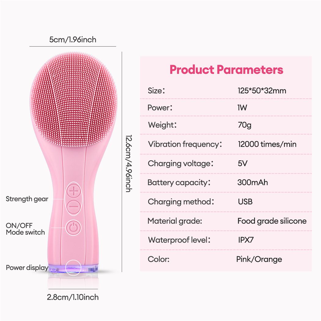 Rejuvenate Your Skin with a Portable USB Electric Silicone Face Cleaning Brush Spa! - Renee Lane Company