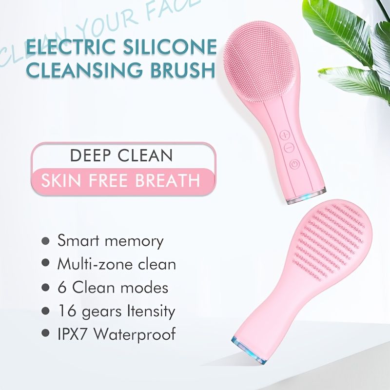 Rejuvenate Your Skin with a Portable USB Electric Silicone Face Cleaning Brush Spa! - Renee Lane Company