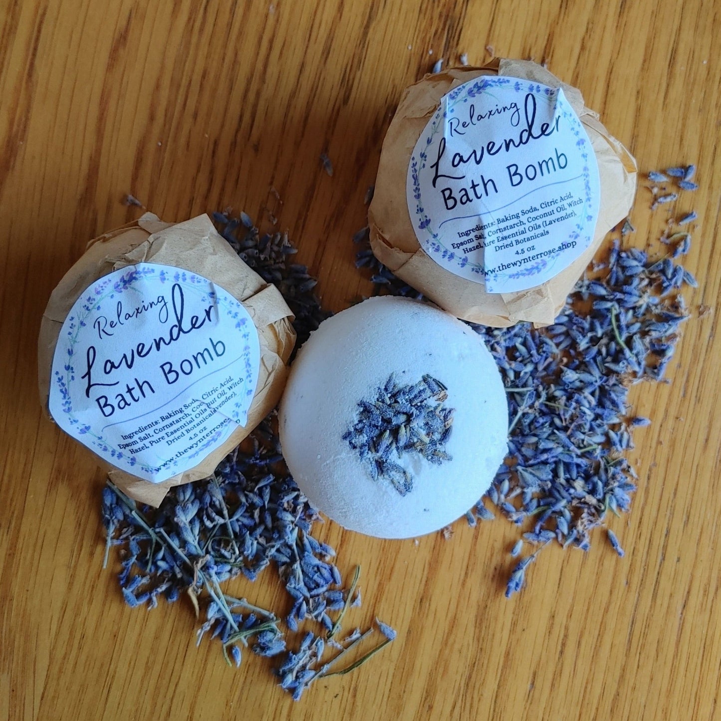 Relaxing Lavender Bath Bomb - Renee Lane Company