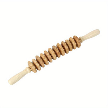 Relieve Cellulite and Muscle Tension with this Handheld Wood Therapy Roller Massage Tool! - Renee Lane Company