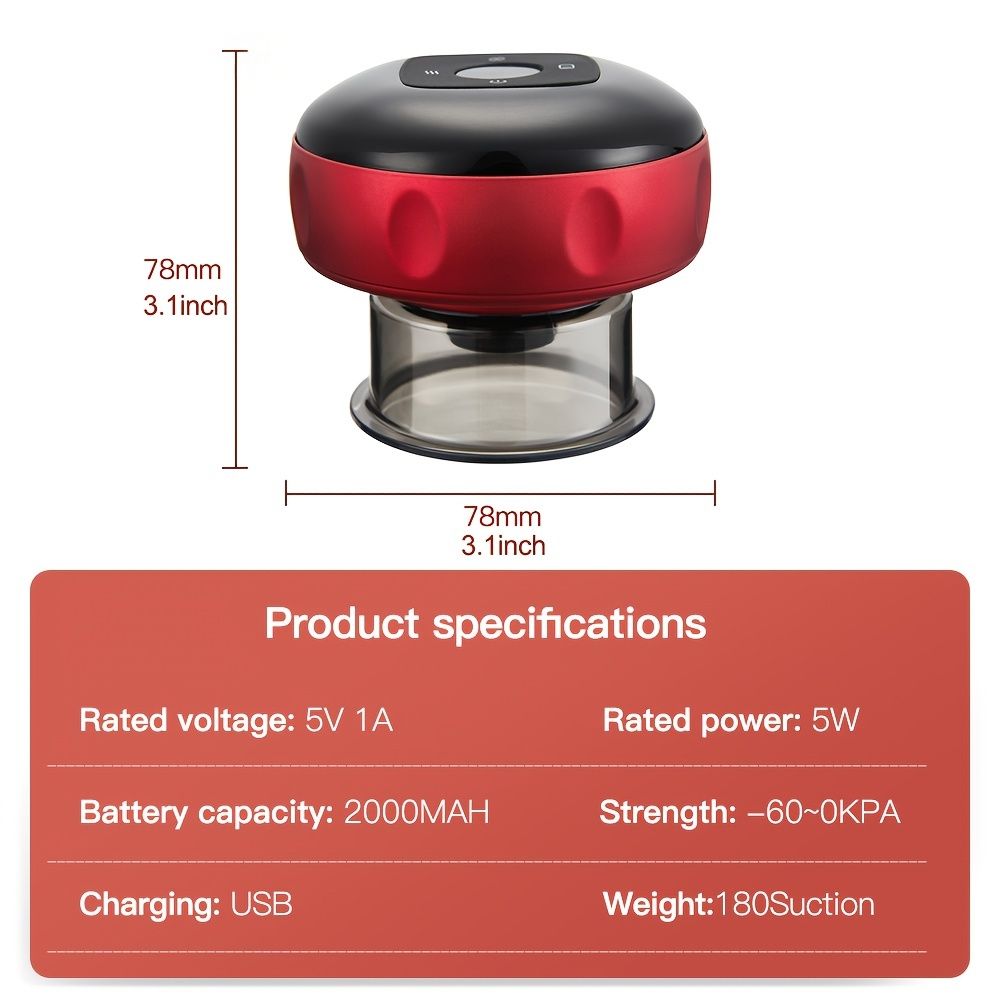 Relieve Fatigue & Improve Health with Intelligent Vacuum Cupping Massage Device! - Renee Lane Company