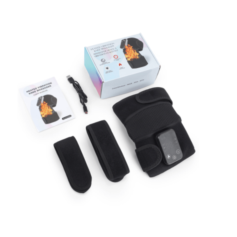 Relieve Knee, Shoulder & Elbow Pain with this Cordless Heated Knee Brace Shoulder Wrap - 3 Adjustable Temperatures & Vibration Massage - Perfect Gift for Birthdays & Valentine's Day! - Renee Lane Company
