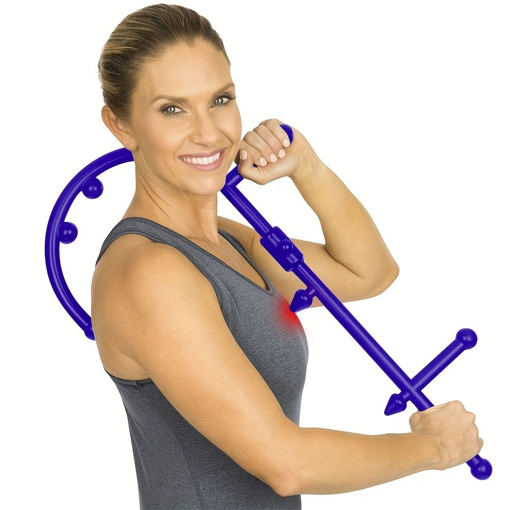 Relieve Pain and Stress with this Handheld Acupuncture Point Massager Tool - Neck, Back, Shoulder & Lower Back Myofascial Release Tool - Renee Lane Company
