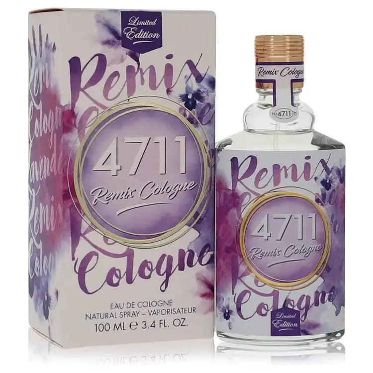 Lavender cologne bottle and box, 100 mL Limited Edition
