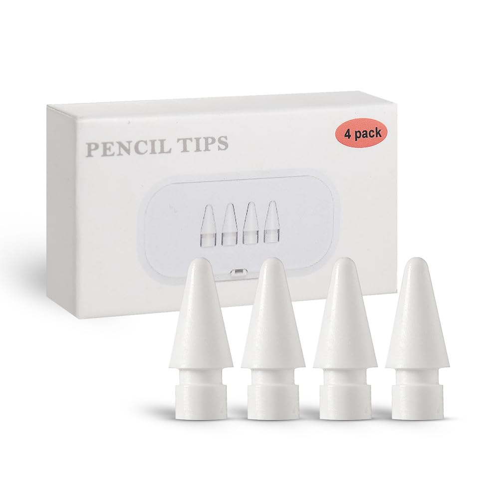 Replacement Tips for Apple Pencil Compatible with Apple Pencil 2nd Generation Tip(4Pack) - Renee Lane Company