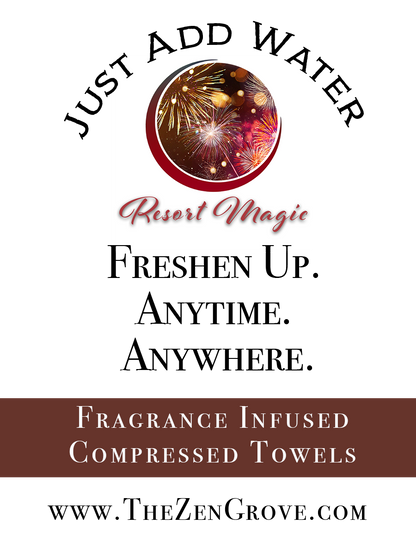Resort Magic Compressed Towels - Renee Lane Company