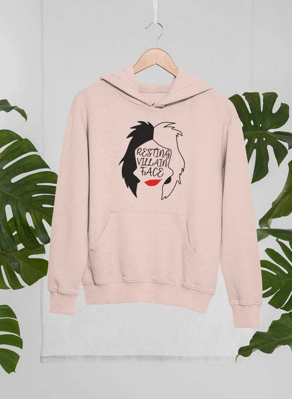 Resting Villain Face Hoodie - Renee Lane Company