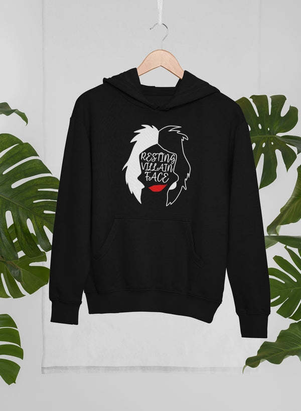 Resting Villain Face Hoodie - Renee Lane Company