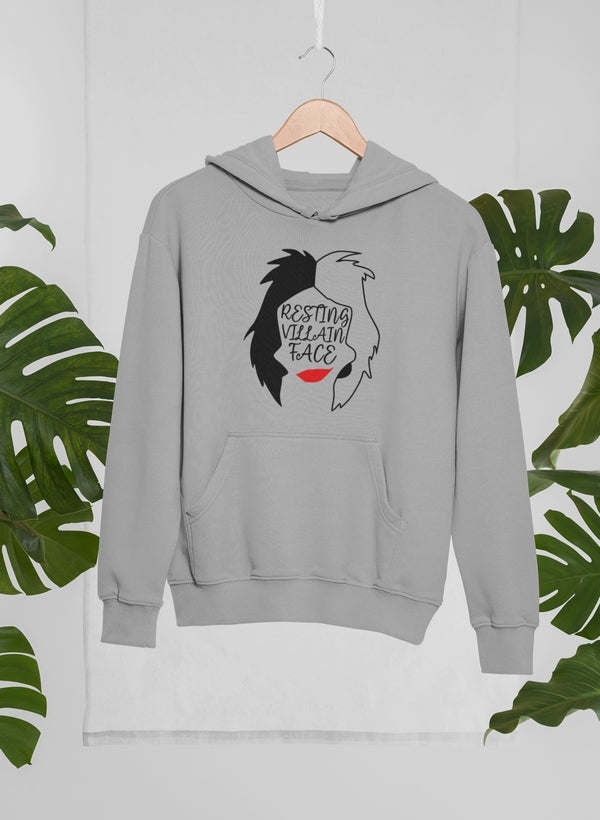 Resting Villain Face Hoodie - Renee Lane Company