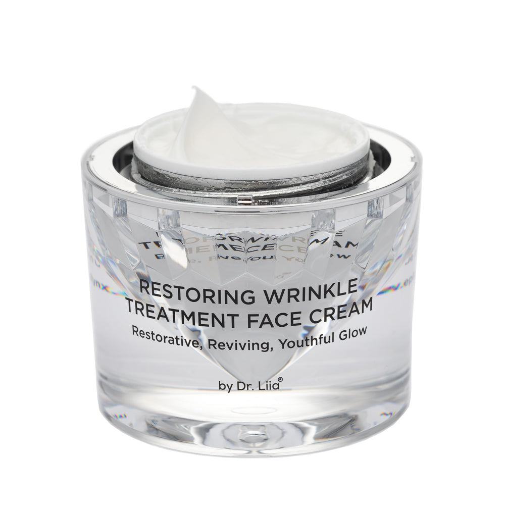 Restoring Wrinkle Treatment Face Cream – Vegan, Hypoallergenic, Gluten-Free Anti-Aging Formula - Renee Lane Company