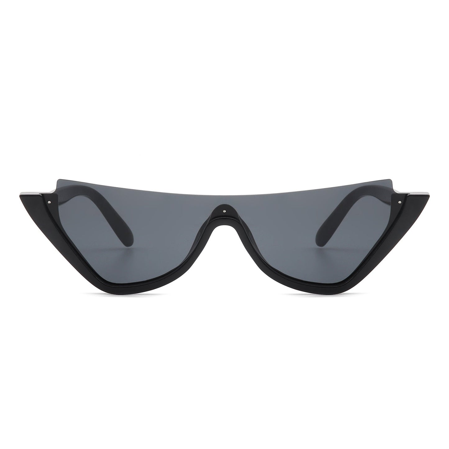Retro Half Frame Fashion Cat Eye Sunglasses - Renee Lane Company