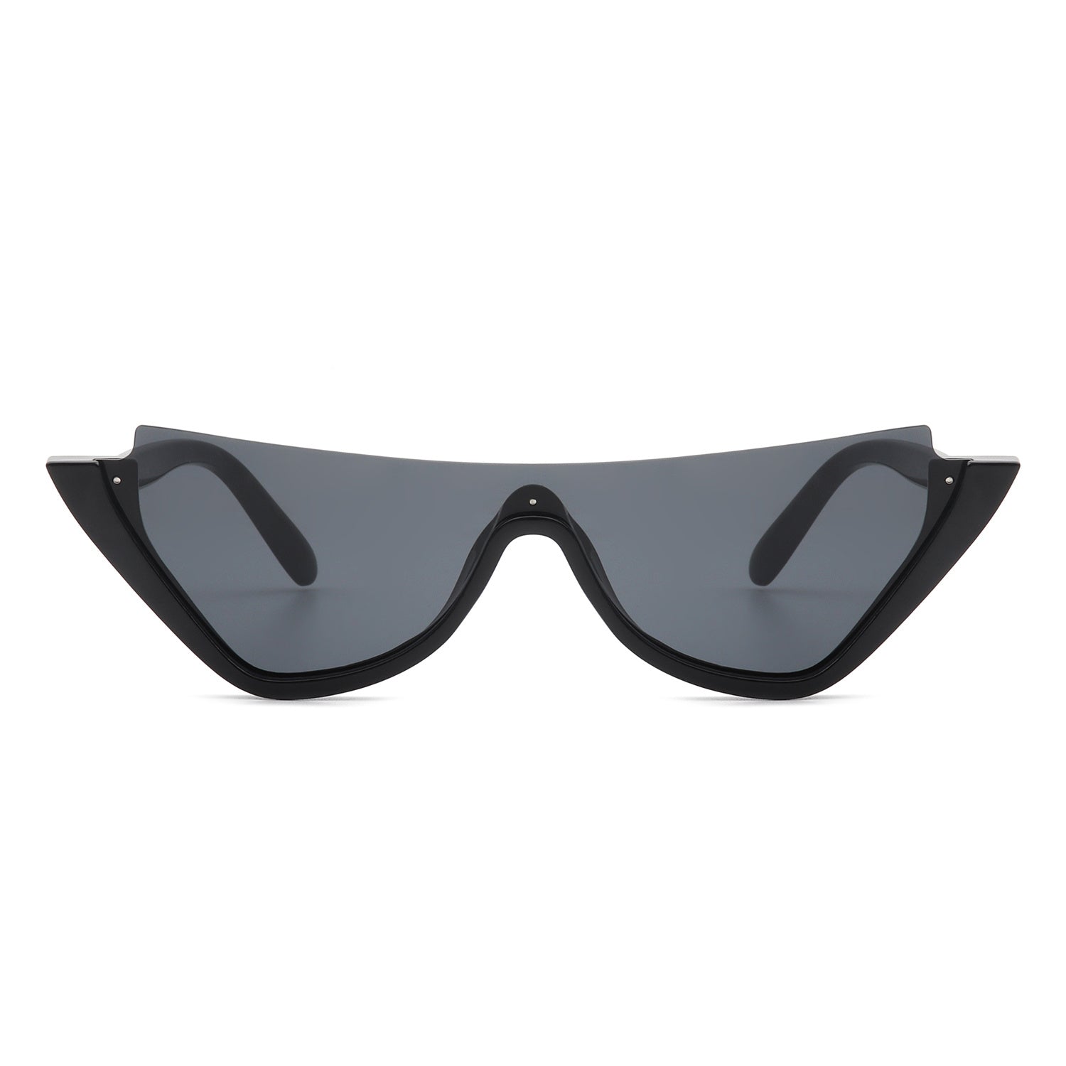 Retro Half Frame Fashion Cat Eye Sunglasses - Renee Lane Company