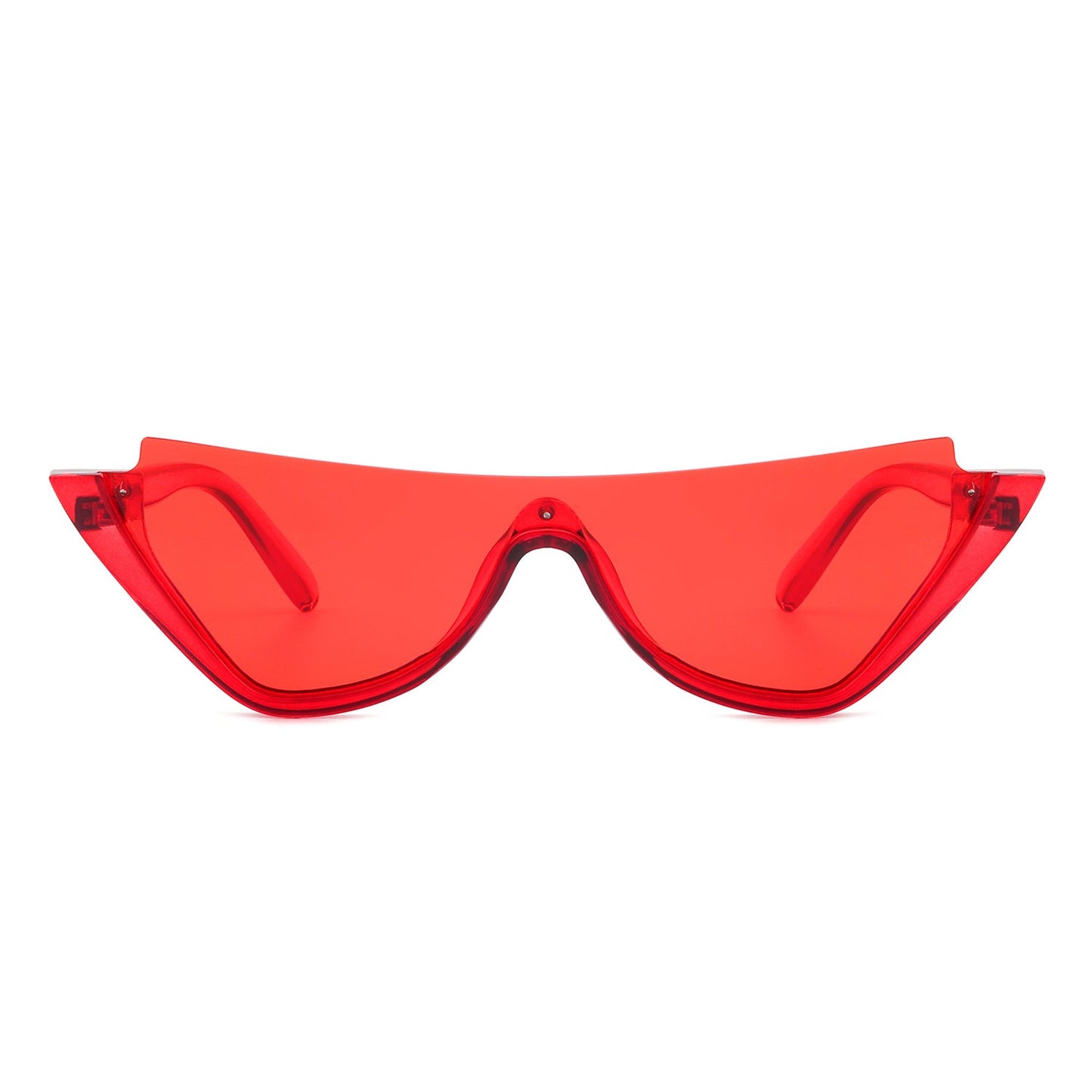 Retro Half Frame Fashion Cat Eye Sunglasses - Renee Lane Company