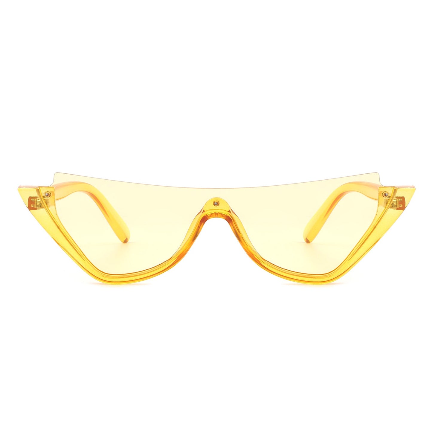 Retro Half Frame Fashion Cat Eye Sunglasses - Renee Lane Company