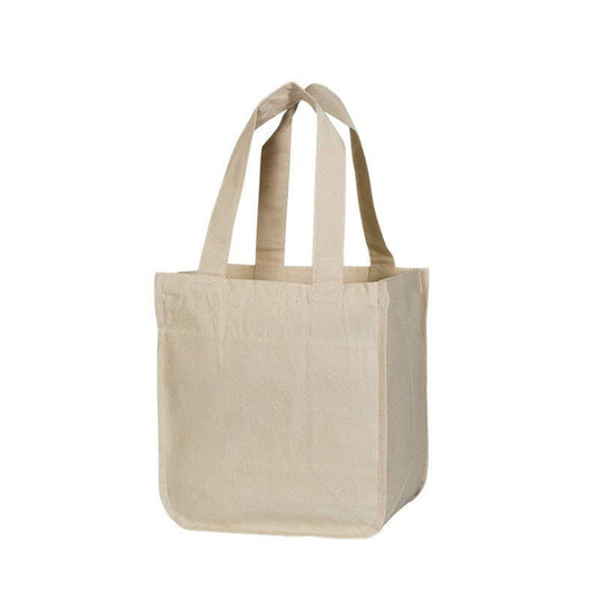 Reusable Organic Cotton Tote Mesh Bag w/6 Internal Sleeves. - Renee Lane Company