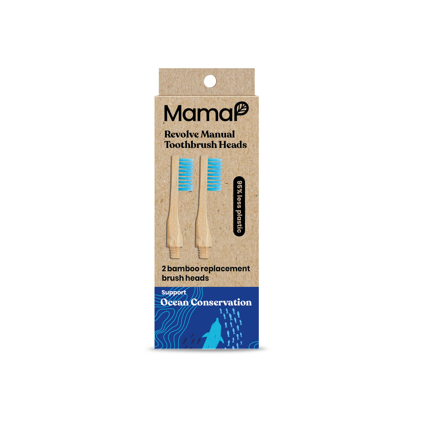 Revolve Manual Toothbrush Heads - Ocean Conservation - Renee Lane Company
