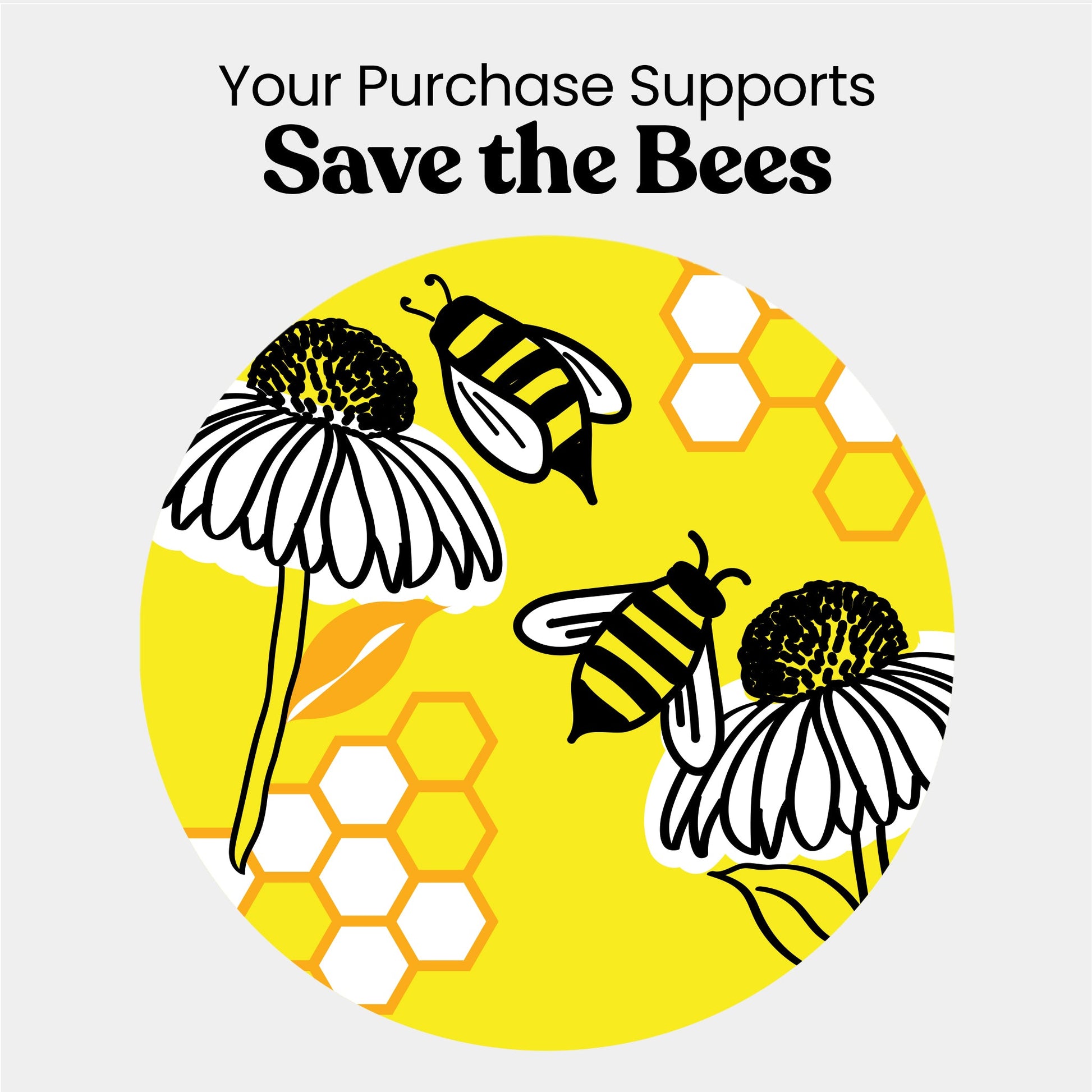 Revolve Manual Toothbrush Heads - Save the bees - Renee Lane Company