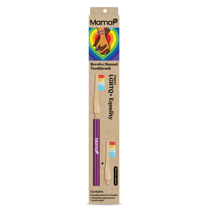 Revolve Manual Toothbrush with Replaceable Head - LGBTQ+ Equality - Renee Lane Company