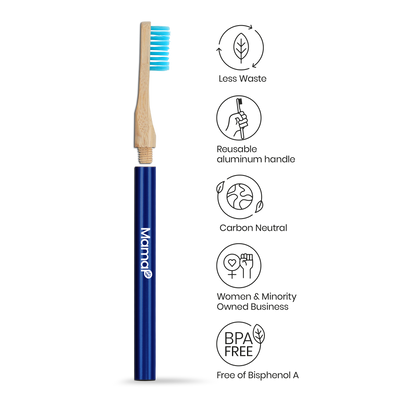 Revolve Manual Toothbrush with Replaceable Head - Ocean Conservation - Renee Lane Company