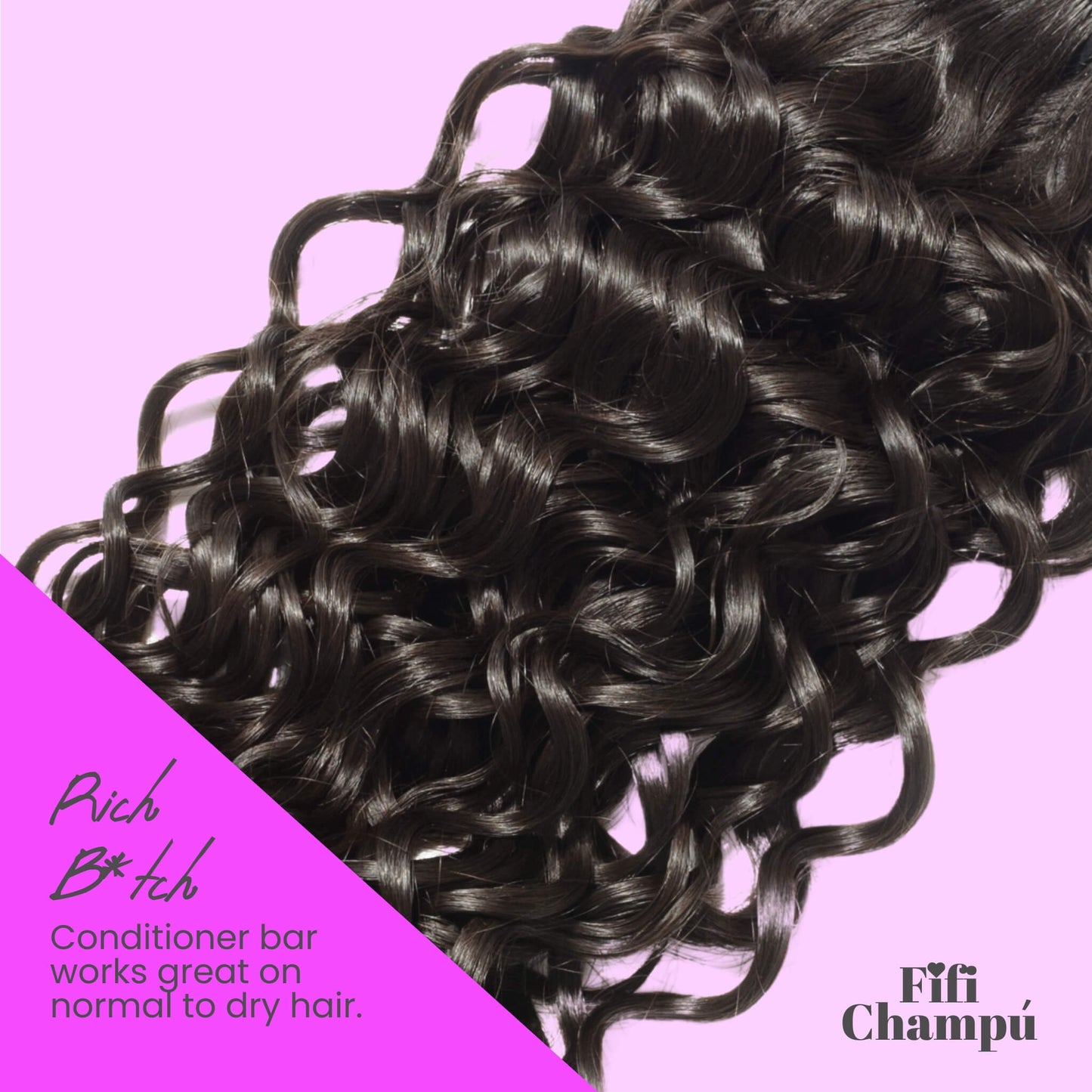 Rich B*tch Conditioner Bar: Luxuriously Nourishing for Dry, Thirsty Hair - Renee Lane Company