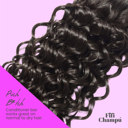 Rich B*tch Conditioner Bar: Luxuriously Nourishing for Dry, Thirsty Hair - Renee Lane Company