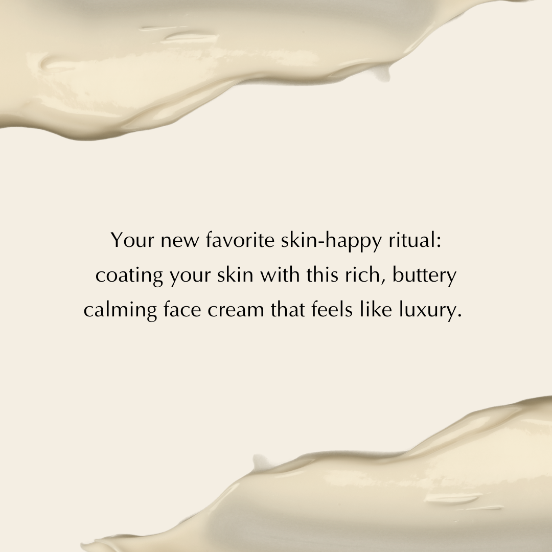 Rich Calming Cream for Dry, Stressed & Sensitive Skin - Vegan, Gluten-Free, Ultra-Hydrating - Renee Lane Company