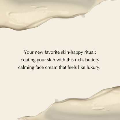 Rich Calming Cream for Dry, Stressed & Sensitive Skin - Vegan, Gluten-Free, Ultra-Hydrating - Renee Lane Company