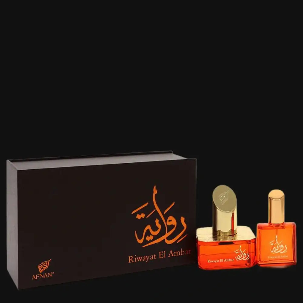 Riwayat El Ambar + Free .67 oz Travel By Afnan Perfume for Women - Renee Lane Company