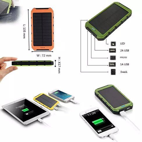 Roaming Solar Power Bank Phone or Tablet Charger - Renee Lane Company