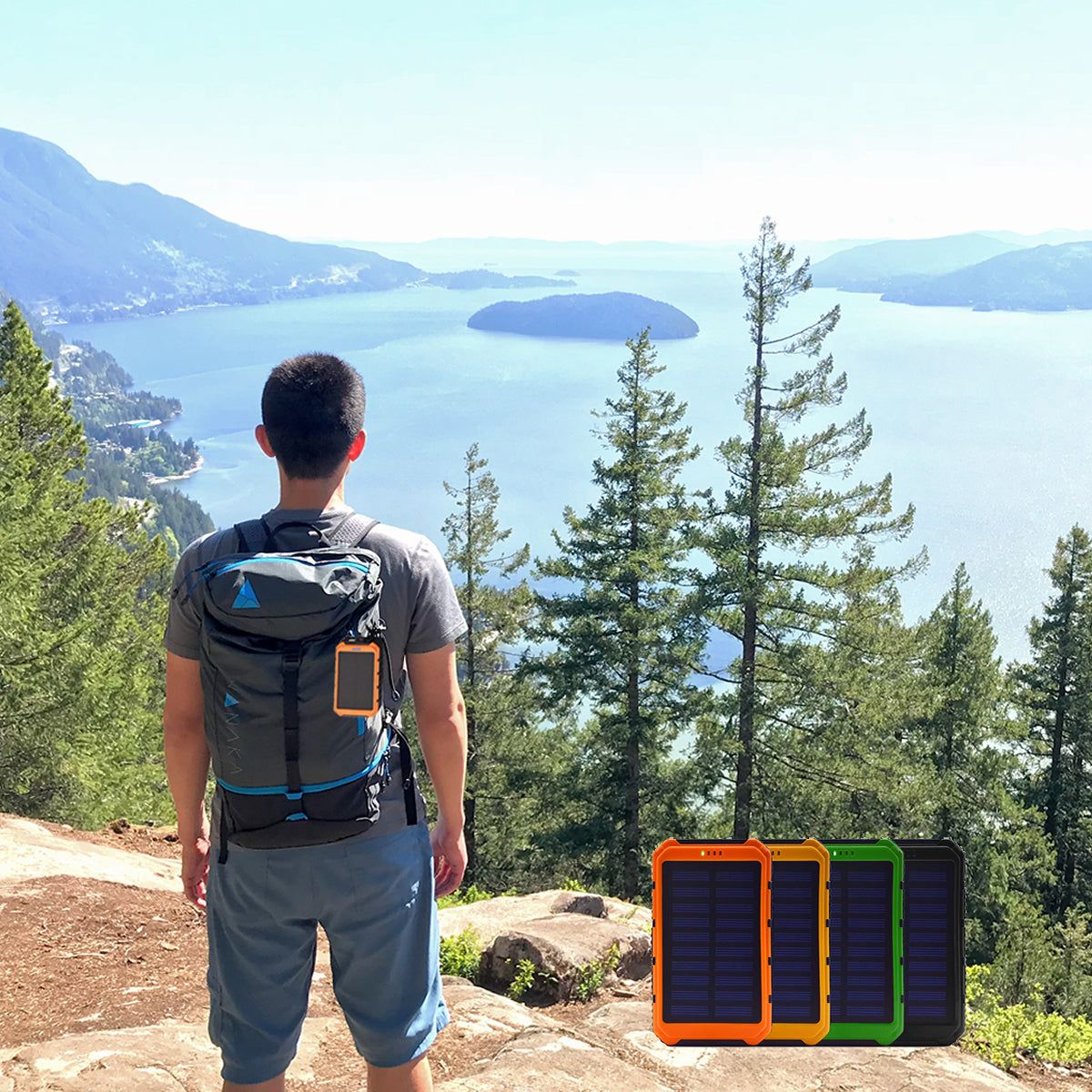 Roaming Solar Power Bank Phone or Tablet Charger - Renee Lane Company