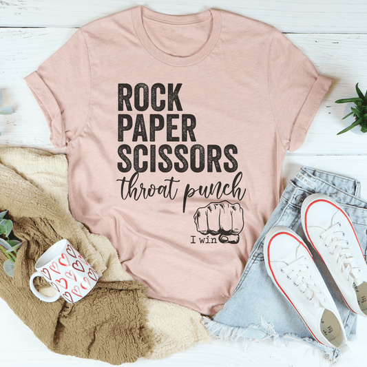Rock Paper Scissors T-Shirt - Renee Lane Company