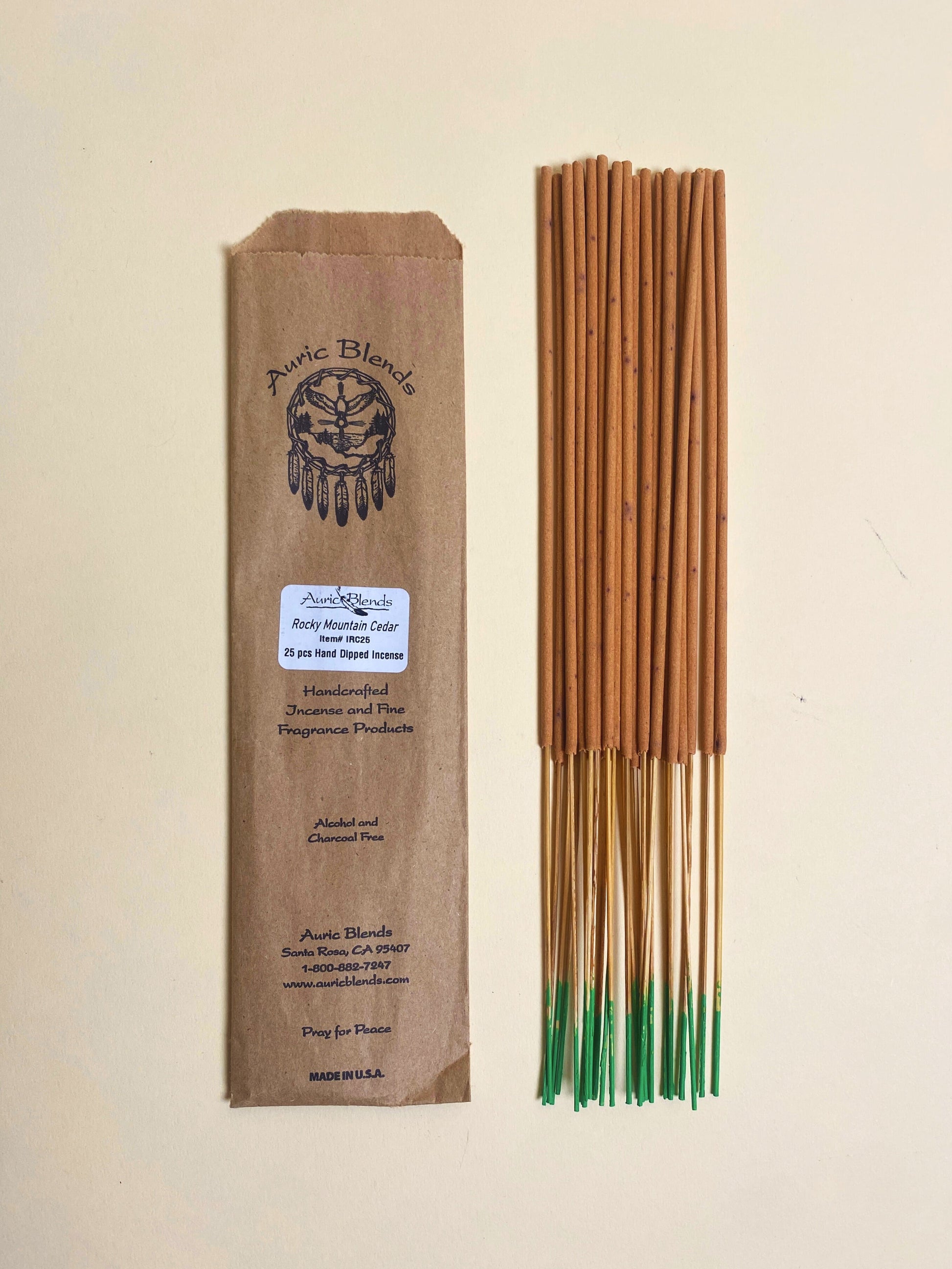 Rocky Mountain Cedar Incense Sticks - Renee Lane Company