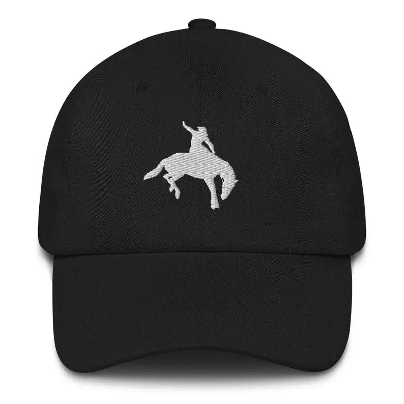 Rodeo Hat - Bronco Hat - Bucking Bronco Hat - Cowboy Cap - Renee Lane Company