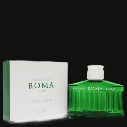 Roma Uomo Green Swing By Laura Biagiotti Cologne for Men - Renee Lane Company