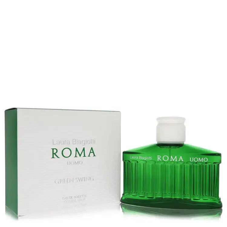 Roma Uomo Green Swing By Laura Biagiotti Cologne for Men - Renee Lane Company
